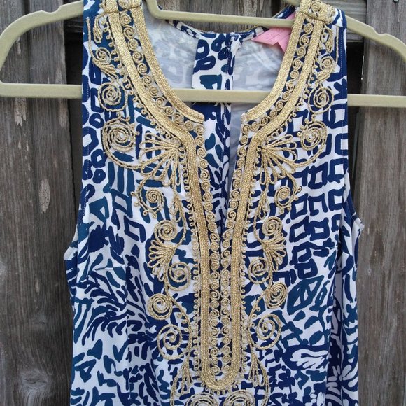 Lilly Pulitzer CARLOTTA SHIFT DRESS, Pockets Size 0 - Picture 3 of 8